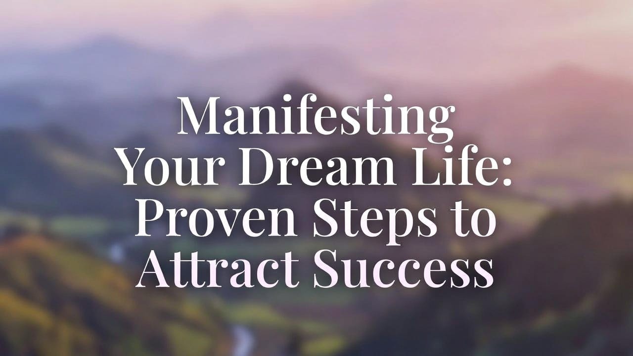 Manifesting Your Dream Life: Proven Steps to Attract Success 10 e0405167 6d1d 43a9 8940 17ccf2dd52a5