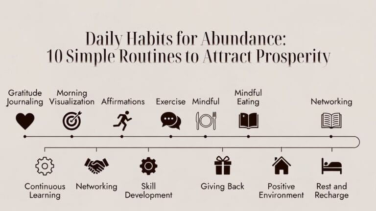 Daily Habits for Abundance: 10 Simple Routines to Attract Prosperity