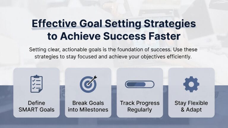 Effective Goal Setting Strategies to Achieve Success Faster